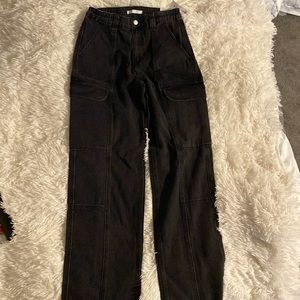 New Never Worn black small pacsun cargo pants